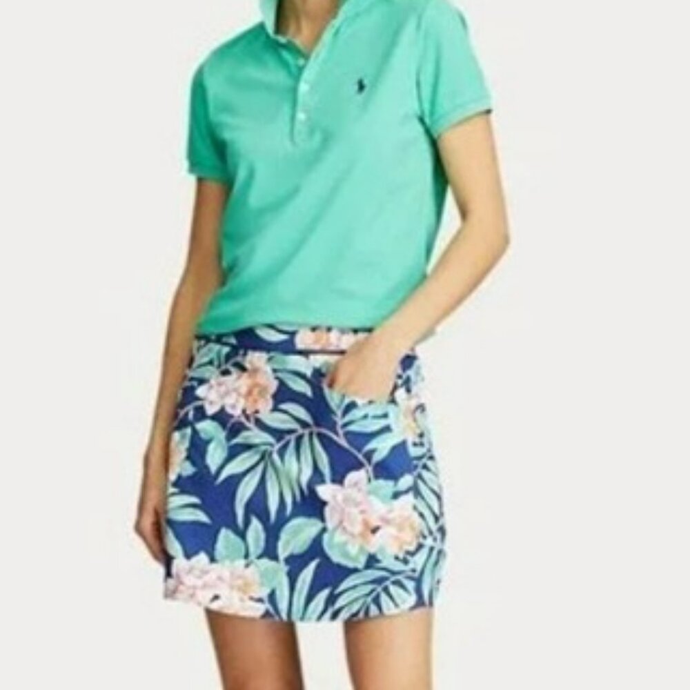 Ralph Lauren RLX Floral Athletic 16” Skort-Like New-Medium